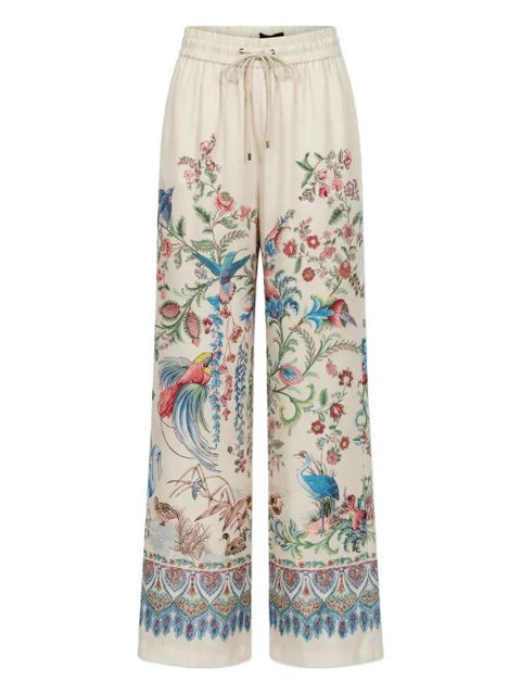 ETRO floral-print trousers - Neutrals - zdjęcie produktu nr 1