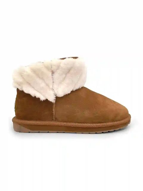 Emu Australia śniegowce zamszowe Pyke kolor brązowy W13193 - zdjęcie produktu nr 1