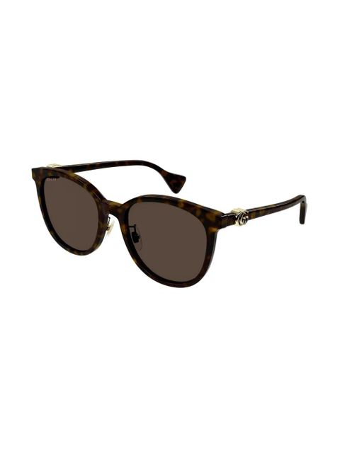 Gucci Eyewear round-frame glasses - Brown - zdjęcie produktu nr 2