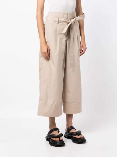 3.1 Phillip Lim pleat-detail cropped trousers - Neutrals - zdjęcie produktu nr 2