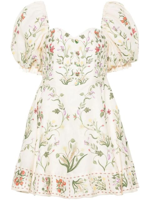 Agua By Agua Bendita Vuelo Cultivo linen dress - Neutrals - zdjęcie produktu nr 1