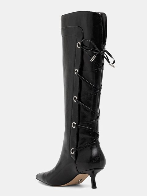 Steve Madden kozaki Ballpark damskie kolor czarny na małym obcasie 11005048