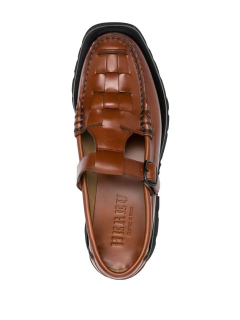 Hereu Soller Sport square-toe loafers - Brown