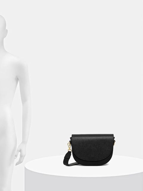 Answear.LAB torebka skórzana kolor czarny