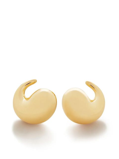 Monica Vinader Nura gold vermeil wrap earrings - zdjęcie produktu nr 1