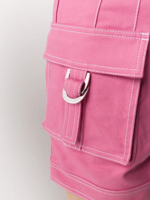 Balmain high-waisted cargo shorts - Pink