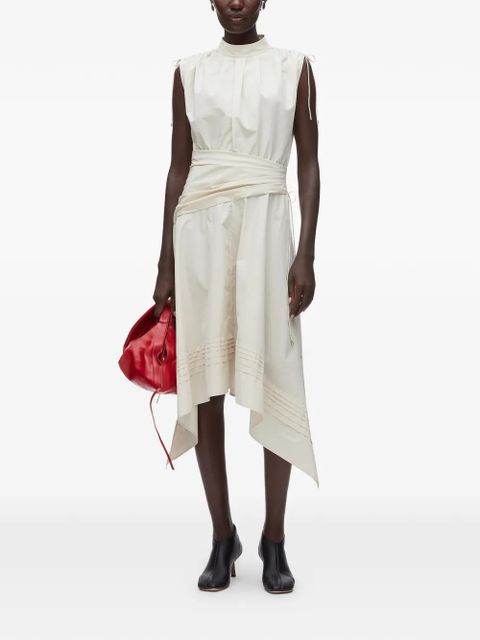 3.1 Phillip Lim asymmetric-hem midi dress - Neutrals - zdjęcie produktu nr 2