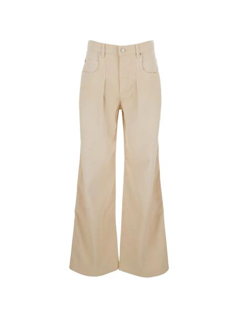 ISABEL MARANT pleated jeans - Neutrals - zdjęcie produktu nr 1