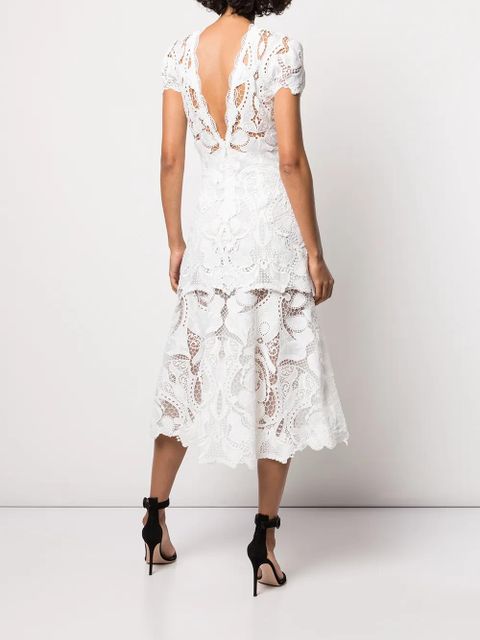 Simkhai cut out-detail midi dress - White