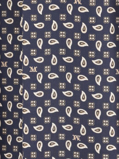 Max Mara paisley-print trousers - Blue