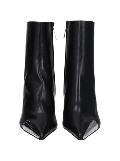 Off-White Jitney metal-heel ankle boots - Black