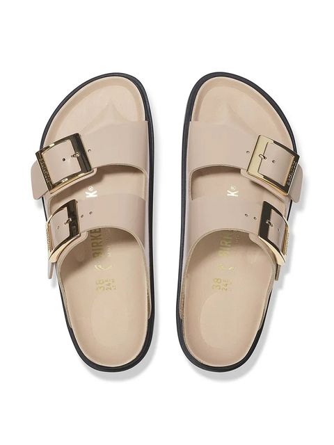 Birkenstock klapki skórzane Arizona Droplet Buckle - zdjęcie produktu nr 2