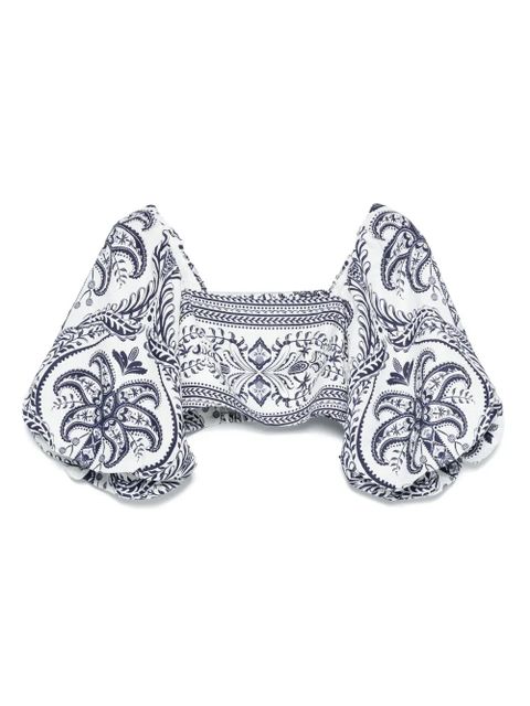 FARM Rio tropical cameo top - White - zdjęcie produktu nr 1