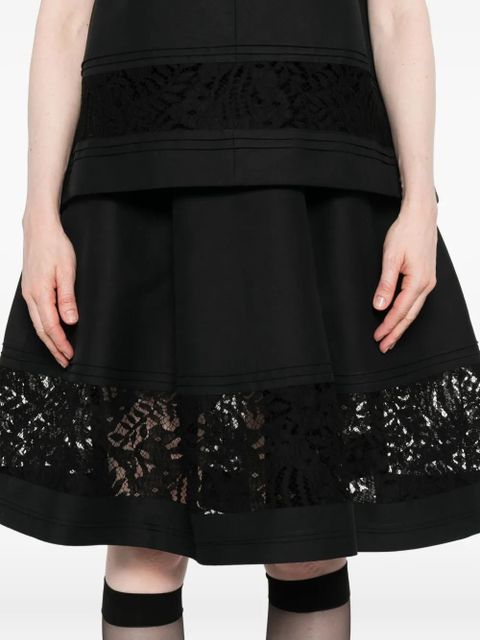 Marni embellished cotton skirt - Black