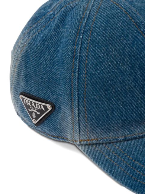 Prada denim baseball cap - Blue
