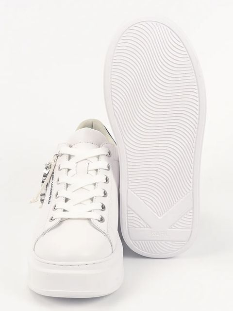 Karl Lagerfeld sneakersy skórzane ANAKAPRI damskie kolor biały KL63516