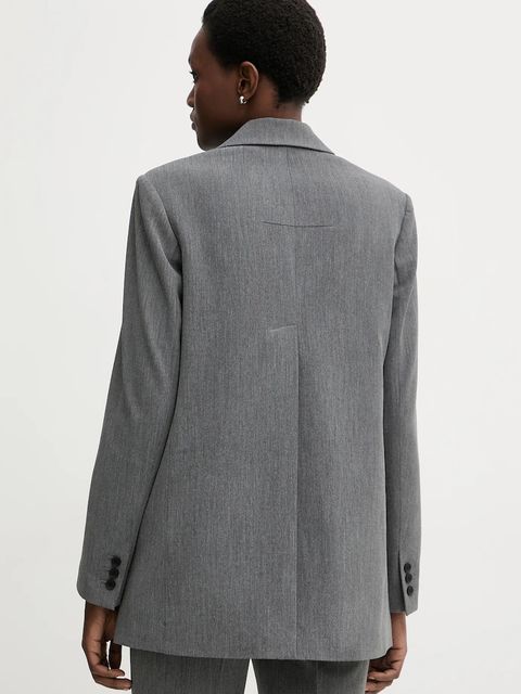 AllSaints marynarka ASTRA kolor szary jednorzędowa gładka W038QD