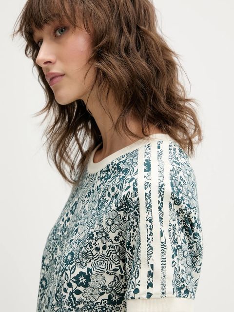 adidas Originals t-shirt Liberty damski kolor beżowy JX0462 - zdjęcie produktu nr 2