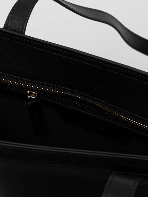 Fracomina torebka skórzana kolor czarny FB25SBA001L41901