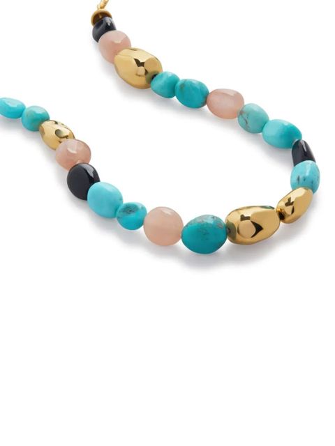 Monica Vinader Rio Multi Gemstone beaded bracelet - Blue