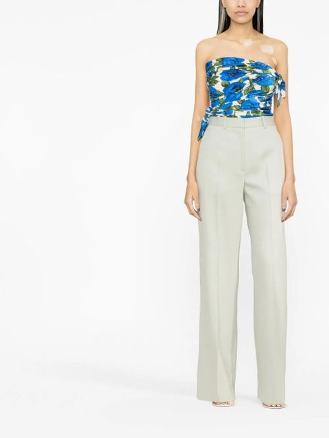 Lanvin high-waisted tailored trousers - Green - zdjęcie produktu nr 2