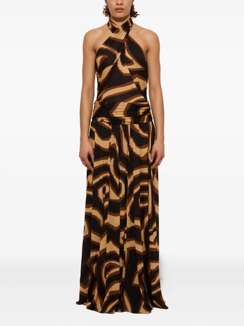 PUCCI Labirinto print sleeveless dress - Black - zdjęcie produktu nr 2