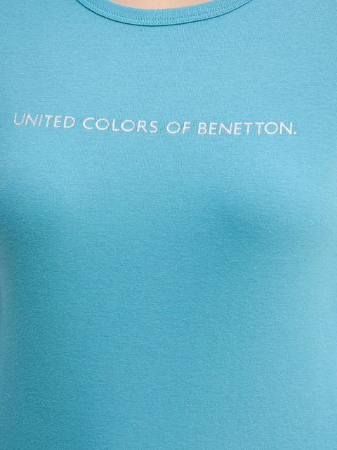 United Colors of Benetton longsleeve bawełniany