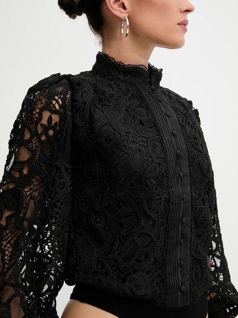 Bardot bluzka damska kolor czarny wzorzysta 59730TB3