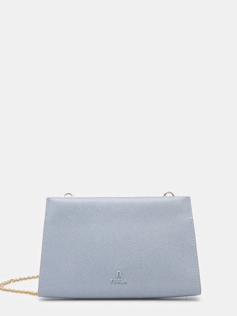 Furla torebka skórzana kolor niebieski WE00774.ARE000.550001007