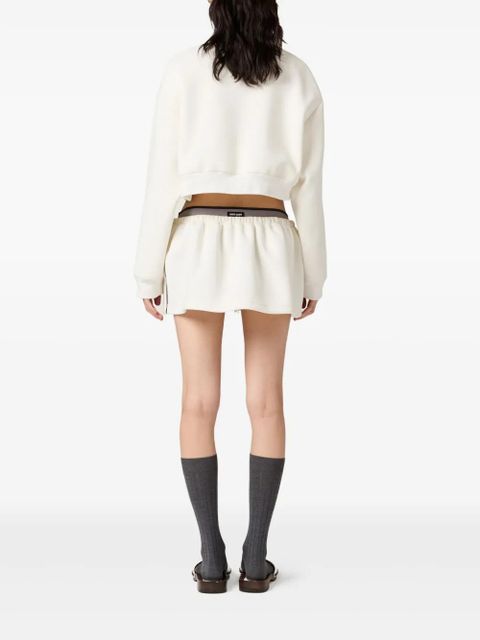 Miu Miu wool-blend jacket - White