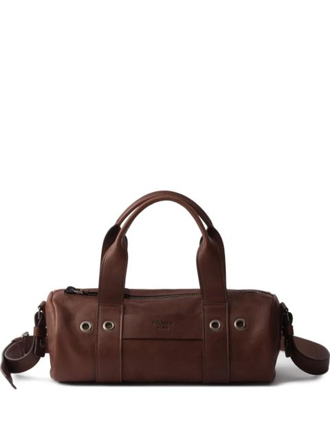 Prada leather tote bag - Brown - zdjęcie produktu nr 1