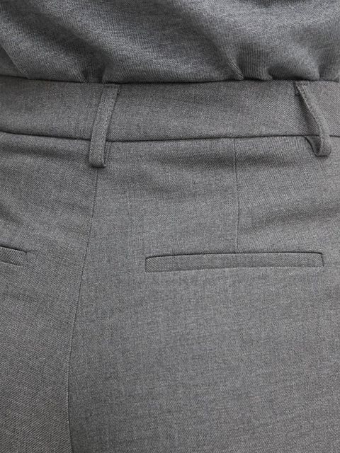 Morgan spodnie PANIS.F damskie kolor szary szerokie high waist PANIS.F