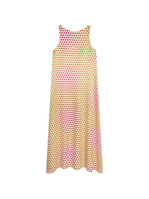 DRIES VAN NOTEN printed maxi dress - White - zdjęcie produktu nr 1