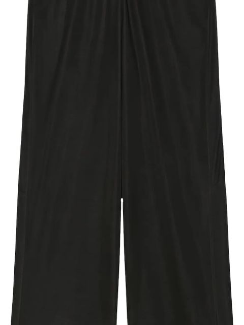 Givenchy elastic-waist wide-legs trousers - Black - zdjęcie produktu nr 2