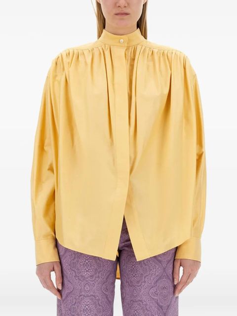 ETRO gathered poplin blouse - Yellow - zdjęcie produktu nr 1