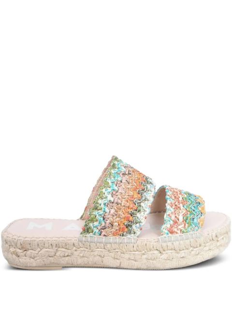 Manebi braided-strap slide sandals - Neutrals - zdjęcie produktu nr 1