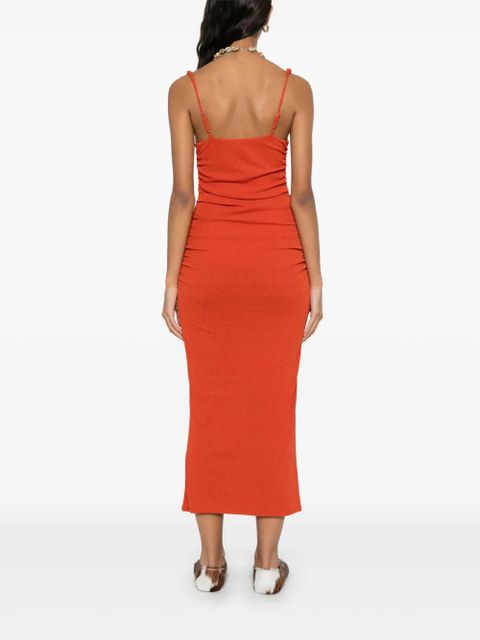 Nanushka Alexa midi dress - Orange