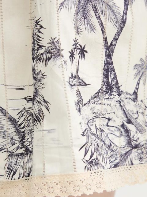 ZADIG&VOLTAIRE spódnica bawełniana kolor beżowy mini rozkloszowana WWSK01604