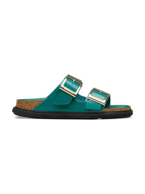 Birkenstock klapki skórzane Arizona Droplet Buckle - zdjęcie produktu nr 2