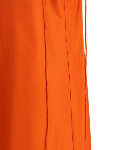 Róhe spaghetti-strap V-neck dress - Orange