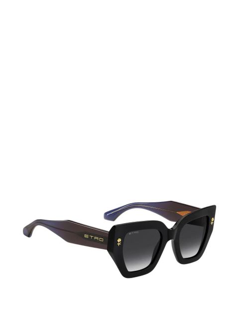 ETRO flower-detail sunglasses - Black - zdjęcie produktu nr 2