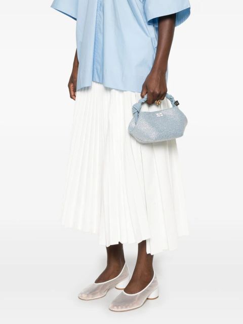 GANNI Bou tote bag - Blue