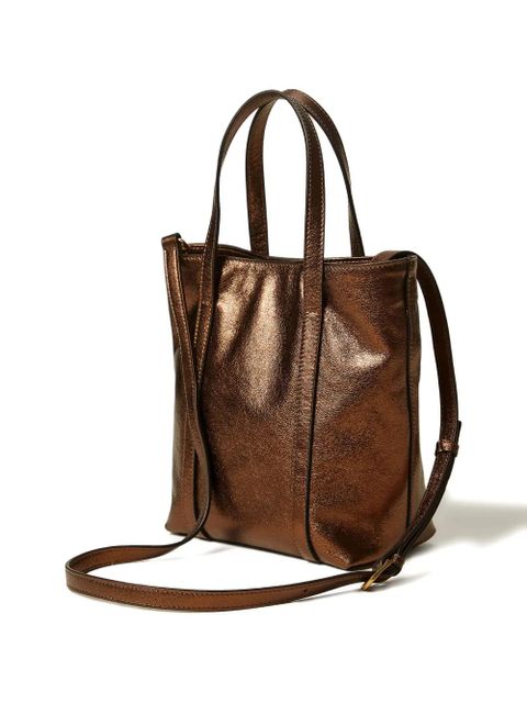 TWINSET detachable chain-detail tote bag - Brown