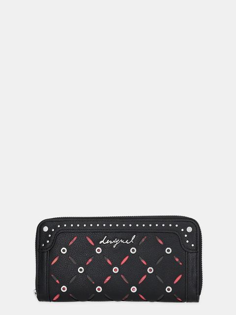 Desigual portfel YANKEE FIONA BLACK damski kolor czarny 25WAYP33 - zdjęcie produktu nr 1