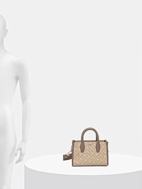 BOSS torebka kolor beżowy 50547959