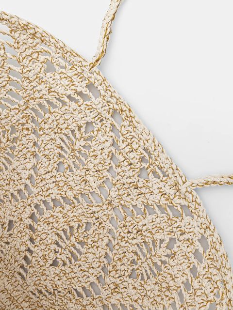 Answear.LAB kosz plażowy kolor beżowy