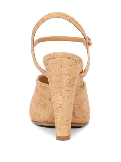 Moschino ankle-strap leather pumps - Neutrals