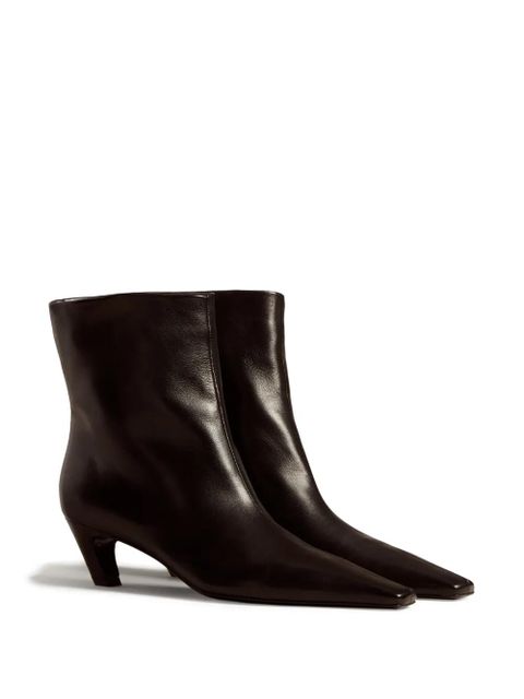 KHAITE The Arizona 50mm leather ankle boots - Black - zdjęcie produktu nr 2