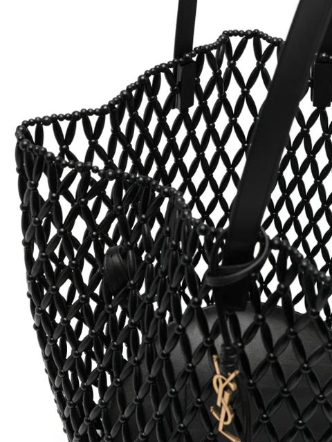 Saint Laurent beaded shoulder bag - Black