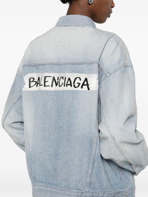 Balenciaga button denim jacket - Blue